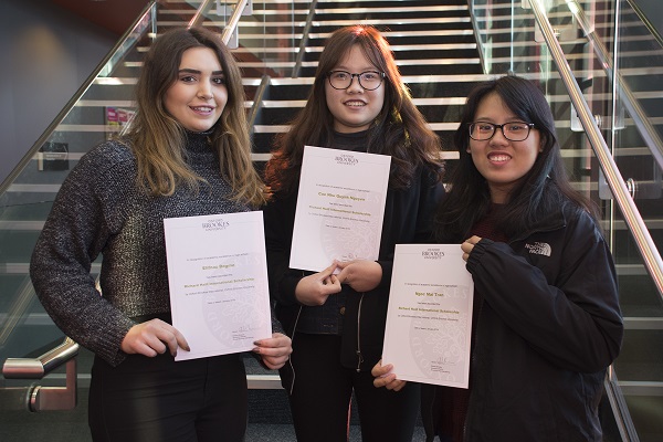 Oxford Brookes scholarship students
