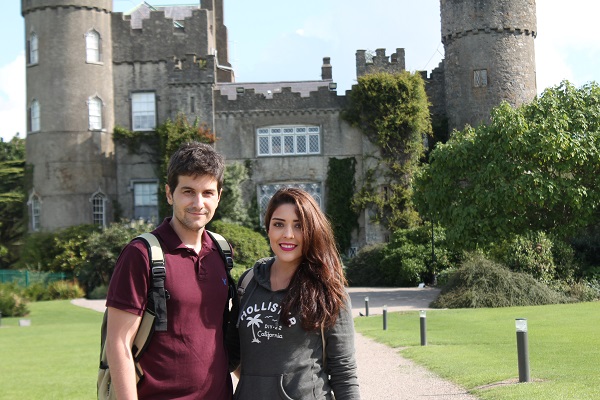 Irish College of English students at Malahide Castle